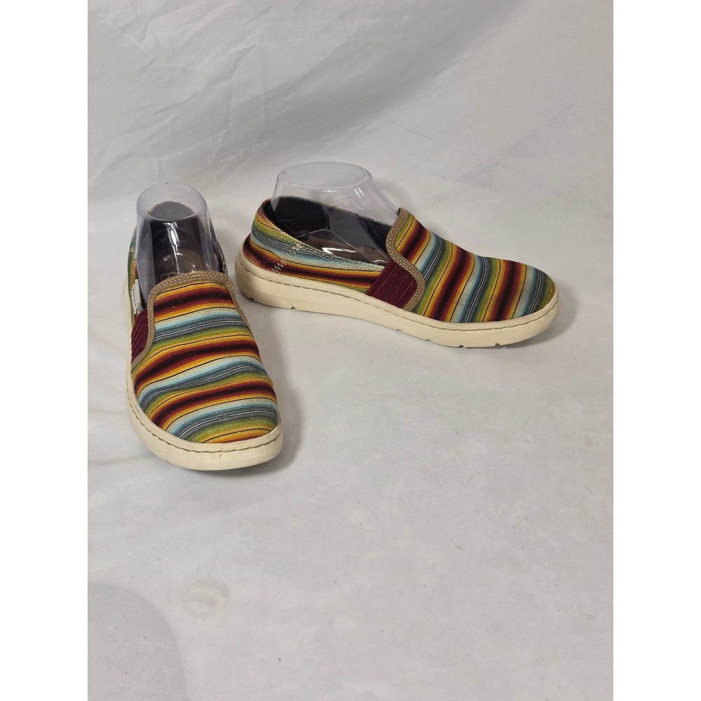 Ariat Cruiser Serape Stripe Slip On Shoes Womens 8B Multi Color Casual Loafers
